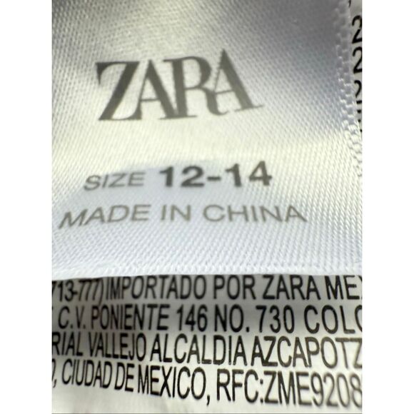 Zara Girls NYC Squad Good Vibes League Short Sleeve T-Shirt Pink Size 12-14 - Picture 10 of 11